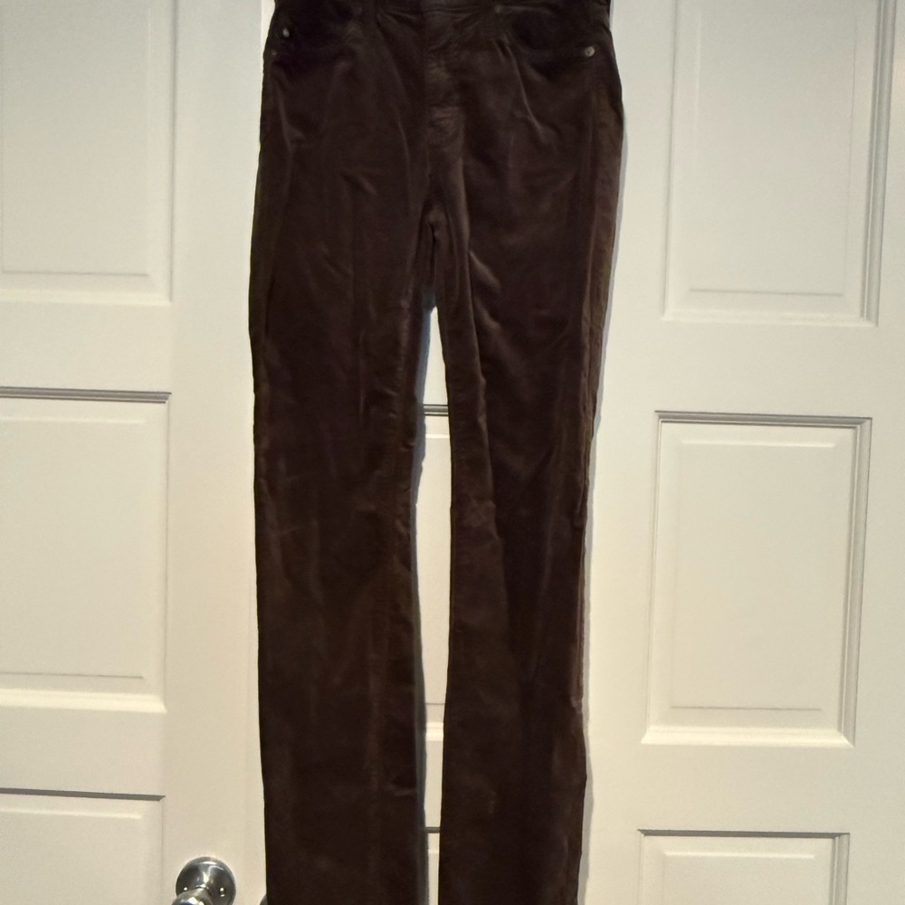Women's Dark Brown Straight-Leg Jeans
